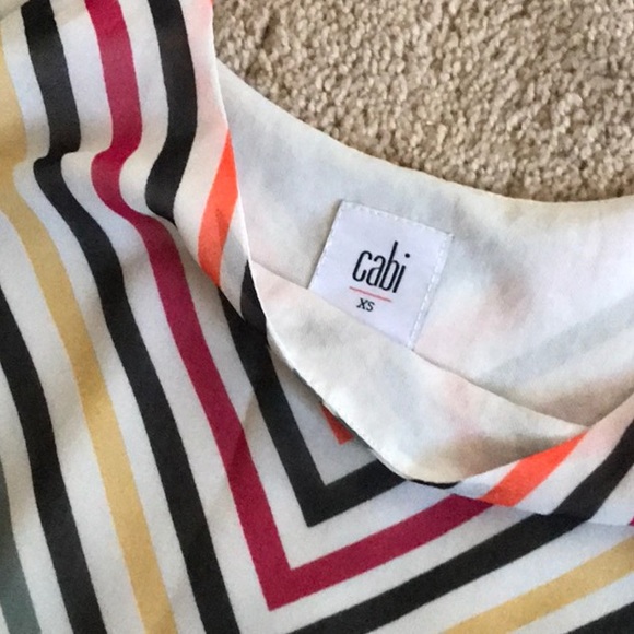 CAbi spaghetti strap multicolor tank - Picture 3 of 3